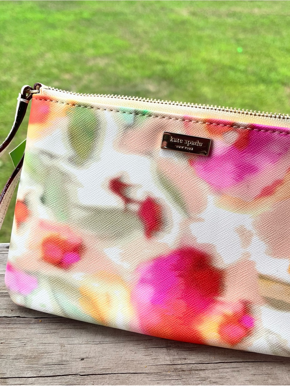 Kate Spade Multicolor Floral Wristlet